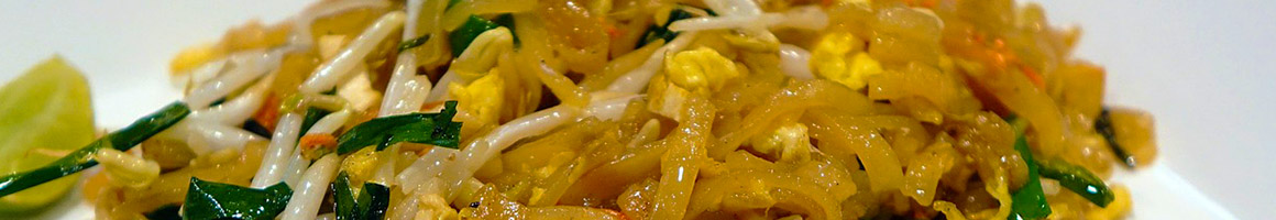 Eating Asian Fusion Thai at Thai Orchid restaurant in Orangeburg, SC.